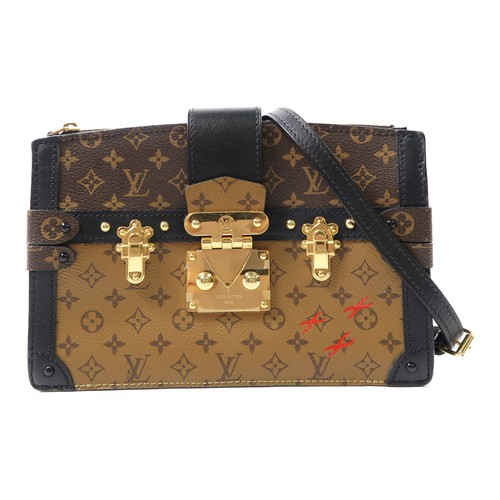 LOUIS VUITTON（LV） Borsa a tracolla Louis Vuitton LV GHW bauletto pochette M43596 monogramma marrone