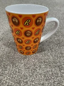 Galerie Reese's Peanut Butter Cup Orange & Brown Print Coffee Mug/Cup - Picture 1 of 6