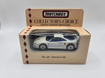 Matchbox Collectors Choice 1994 Limited Edition Miniatures No. 24 Ferrari F-40 - Image 1 of 4