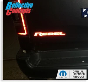 2019-2026 Ram 1500 Rebel - Tailgate Emblem Inlay Decal Sticker - Picture 1 of 100