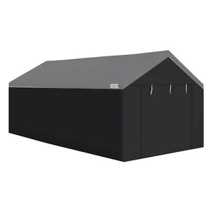 Caravan Canopy Blck Carport Tent Sidewall Kit(Frame/Roof Only)(Open Box)(2 Pack) - Picture 1 of 8