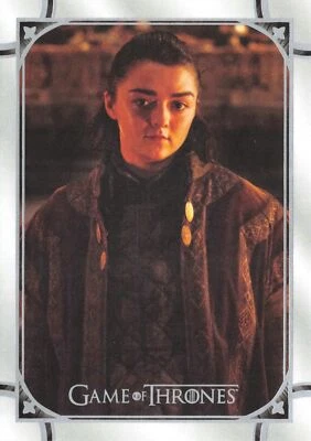 ARYA STARK / Game of Thrones Iron Anniversary Series 2 BASE Trading Card #34 - Image 1 of 2