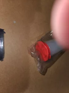 Tupperware Mini Salt & Pepper Shaker Divided Travel Open House Red Guava Top NIP - Picture 1 of 2