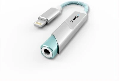 FiiO KA11 Lightning to 3.5mm Audio Adapter 32bit/384KHz USBDAC Amp (Silver, LT) - Image 1 of 4