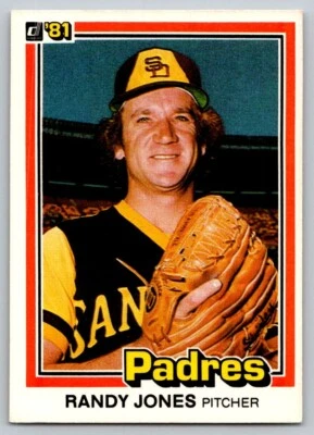1981 Donruss - #122 Randy Jones - Image 1 of 2