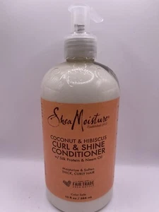 Shea Moisture - Coconut & Hibiscus - Curl & Shine CONDITIONER - 13 oz - Picture 1 of 2