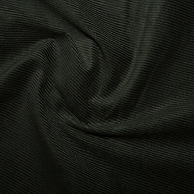 Cotton 8 Wale Corduroy Fabric BOTTLE GREEN Cord Craft Upholstery Fabric Material - Image 1 of 4