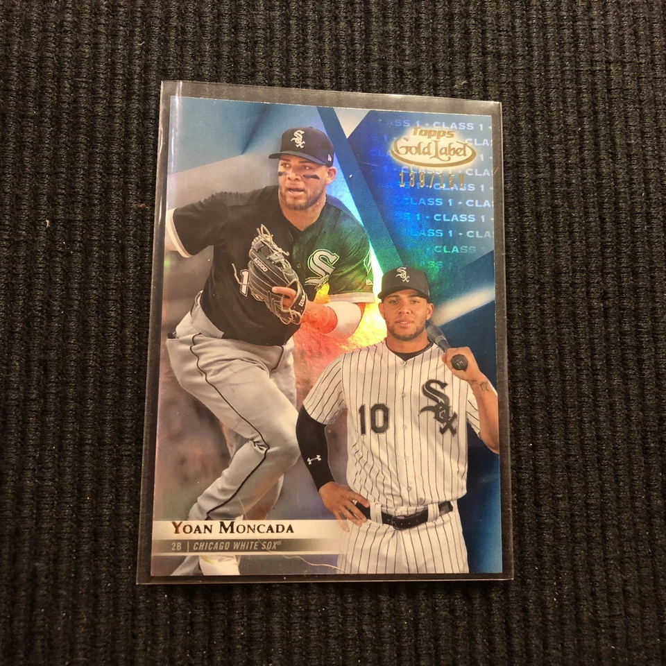 2018 TOPPS GOLD LABEL #34 YOAN MONCADA *CLASS 1 BLUE #139/150*  WHITE SOX - Image 1 of 1