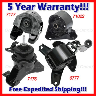 L912 Fits 2007-2010 Kia Optima/ Magentis 2.4L Engine Motor & Trans Mount Set 4pc - Image 1 of 4