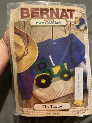 Bernat presents Ewe Can Knit 1801 The tractor  - Image 1 of 4