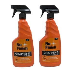 Nu Finish Graphene Coating Spray 24 oz 2 Pack Long Lasting Shine & Protection - Picture 1 of 6