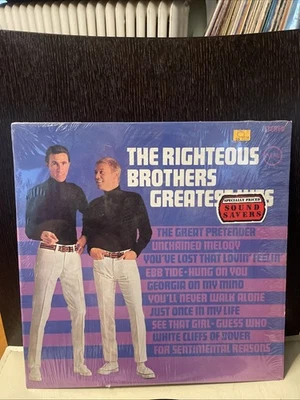The Righteous Brothers Greatest Hits Lp Vinyl Record Album With Shrink VG Foto 1 de 4