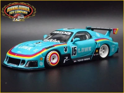 Mazda RX7 FD3S lb-Super Silhouette Libertà Walk Jdm 1:64 Scala Diecast Vettura - Immagine 1 di 4
