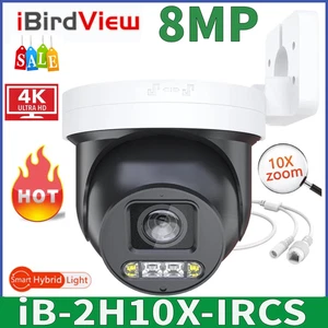 iBirdview 8MP 10X Zoom Dual illumination Varifocal Colorvu PTZ Camera POE Black - Picture 1 of 20