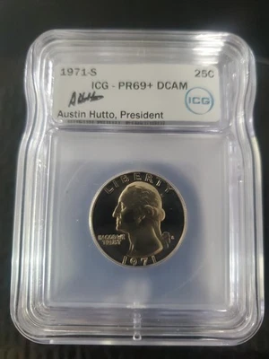 1971-S Washington 25C ICG-PR69+ DCAM Wholesale $800-$1200 PCGS 69 DCAM 2K-4K  - Image 1 of 2