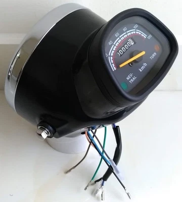 Velocímetro y faro Honda Benly CD50 CD70 CD90 CL90 + funda compatible con CL50 SS50 Foto 1 de 4
