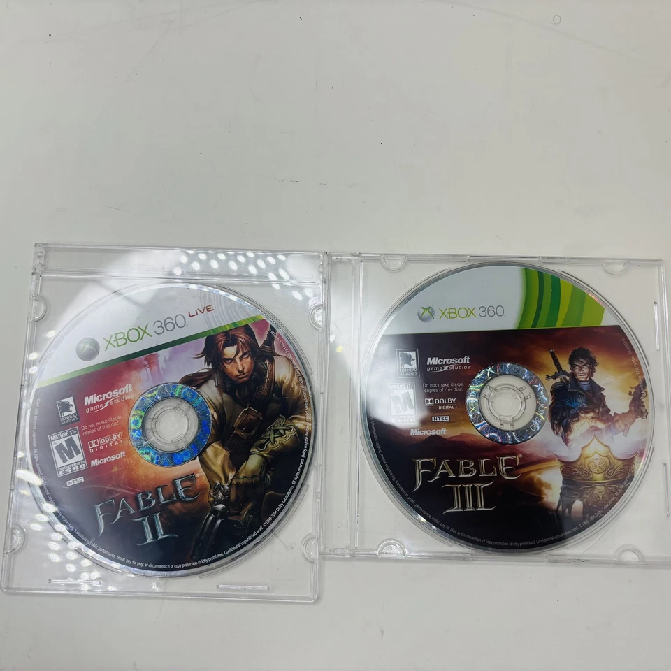 Paquete de solo disco Fable 2 II y 3 III (Microsoft Xbox 360, 2010) Foto 1 de 1
