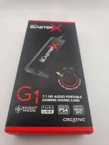 Creative Sound BlasterX G1 7.1 Portable HD Gaming USB DAC und Soundkarte - Bild 1 von 4
