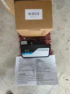 20V 6.5Ah BH25040 BH15260PC Battery For Hoover ONEPWR Evolve Pet Cordless Vacuum - Picture 1 of 13