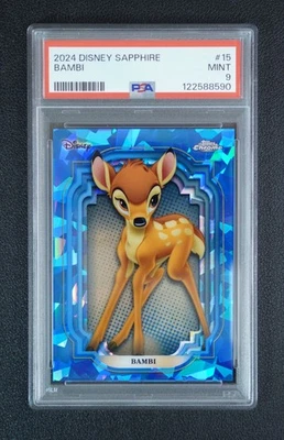2024 Topps Chrome Disney Sapphire Bambi #15 PSA 10 - Image 1 of 2