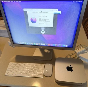 Mac Mini 2015 + Apple Cinema Display 20” Vintage - Zdjęcie 1 z 11