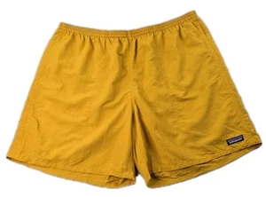 Patagonia Baggies Lined Shorts 7" Men's Size XXL Mustard - Picture 1 of 8