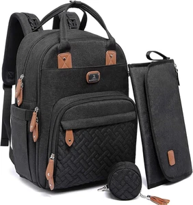 Borsa Zaino Fasciatoio, Zainetto Fasciatoio Grande Multifunzione Borsa Bebè Con - Foto 1 di 12