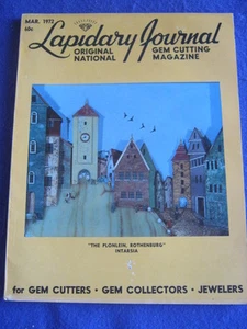LAPIDARY JOURNAL - 'THE PLONEIN, ROTHENBURG' - March 1972 v 25 # 12 - Picture 1 of 1