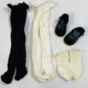18" American Girl Doll 1993 PC Samantha's Shoes & Socks Complete Set Tights Snap - Picture 1 of 16