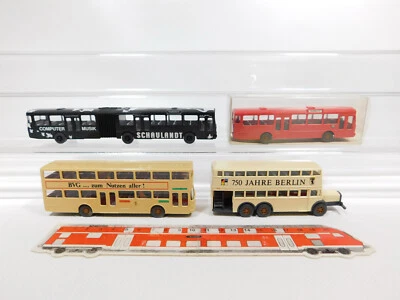 4X H0 1:87 Bus: 700/Schaulandt MB+MAN+Berlin Bus, Mängel/Gut #CG393-0.5 - Image 1 of 4