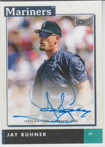 2020 Topps Archives Snapshots Jay Buhner Autograph Seattle Mariners - Picture 1 of 2