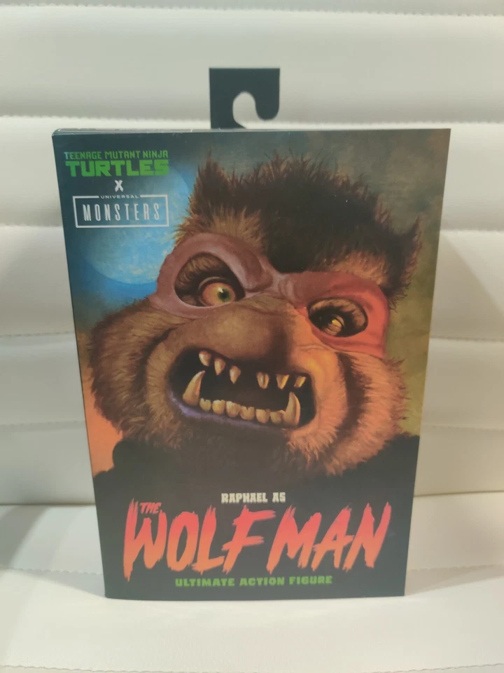 Neca Teenage Mutant Ninja Turtles X Universal Monsters Raphael as Wolfman