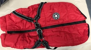 Fashion Sports Dog Winter Jacket Vest Coat Red Sz XXL Zips NEW - Picture 1 of 4