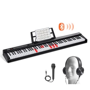 VEVOR Tastiera per pianoforte digitale 88 tasti semi-ponderata elettrica - Zdjęcie 1 z 12