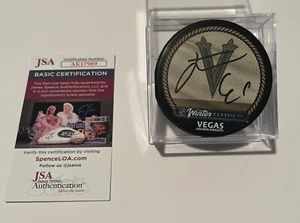 JONATHAN MARCHESSAULT  Vegas Golden Knights Signed 2024 Winter Classic Puck COA - Bild 1 von 2