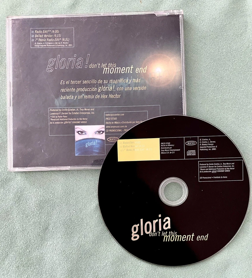 Gloria Estefan MEXICO PROMO CD Don't Let this Moment End - Image 1 of 1