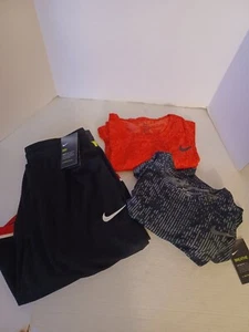 Nike "Lot Of 3" Basketball Shorts & Dri-Fit Tops. Brand New. Mens Size: XL - Picture 1 of 9