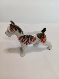 Perro Airedale Terrier de porcelana vintage hecho en Japón ocupado - Imagen 1 de 8