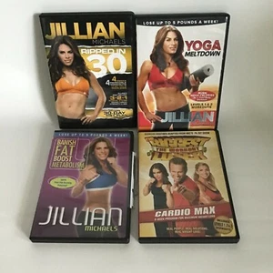 Lot of 4 Fitness DVDs Shape The Biggest Loser The Workout / Ripped in 30 Days - Imagen 1 de 8