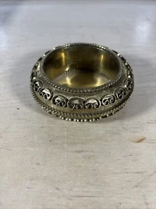 VINTAGE CHUNKY LUISA CONTI GOLD BRACELET - Picture 1 of 4