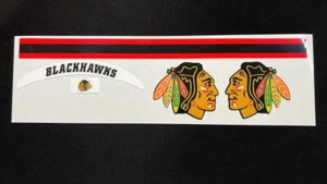 Chicago Blackhawks Mini Football Helm Aufkleber Set - Bild 1 von 1