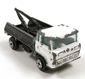 Camión De Remolque Yatming Negro Blanco Diecast Vintage AG978 - Imagen 1 de 3