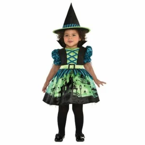 Disfraz de bruja Hocus Pocus niñas bebé 0 - 6 meses con sombrero - Imagen 1 de 2