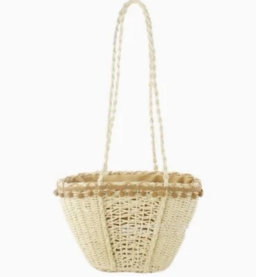 Summer Straw Weave Cross Body Shoulder Handbag - Image 1 of 2