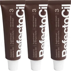REFECTOCIL Eyebrow & Eyelash Tinting Dye Henna 15ml - Natural Brown *PACK OF 3* - Picture 1 of 3