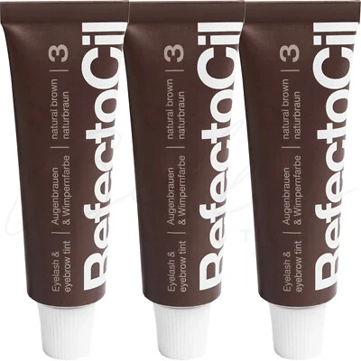 REFECTOCIL Eyebrow & Eyelash Tinting Dye Henna 15ml - Natural Brown *PACK OF 3* - Image 1 of 3