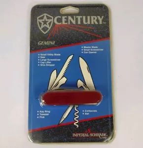 Imperial Schrade Century Gemini Multi Purpose Pocket Tool Knife 1993 Germany - Picture 1 of 4