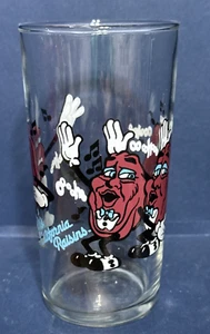 Vtg  Mint 1989 The California Raisins Glass Tumbler, Drinking Glass, Advertising - Picture 1 of 6
