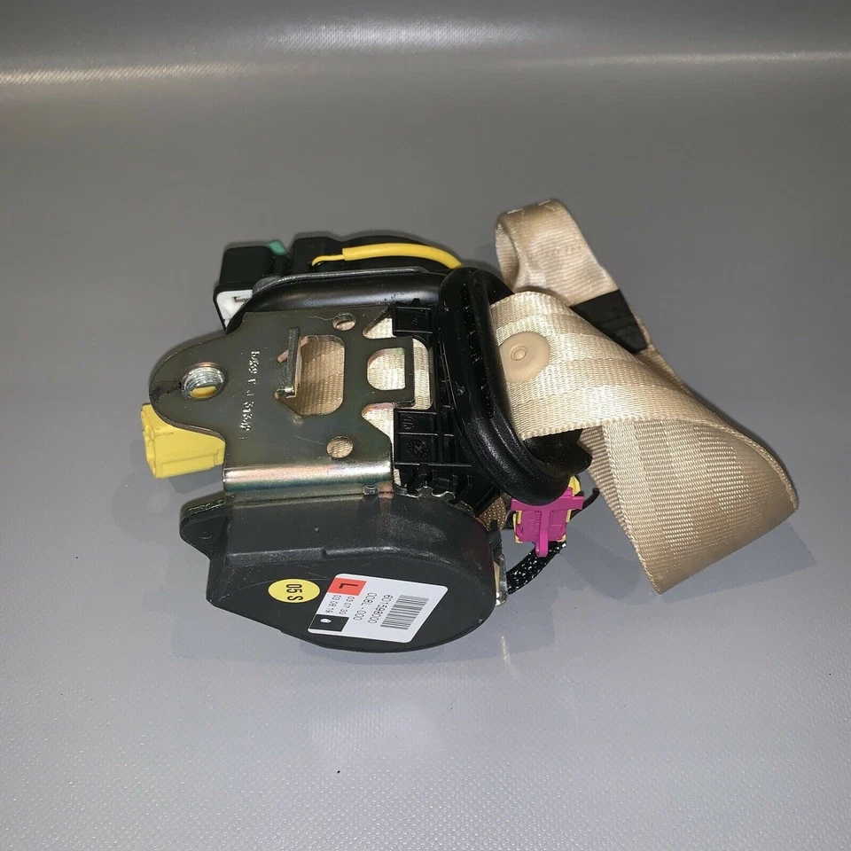 VOLKSWAGEN PHAETON 3D SEAT BELT LEFT FRONT 2004 2005 2006 BEIGE OEM Foto 1 de 4