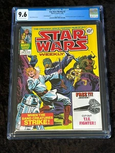 Marvel 1978 UK Star Wars Weekly #2 CGC 9.6 NM+ with Bonus Cut Out T.I.E. Fighter - Picture 1 of 10